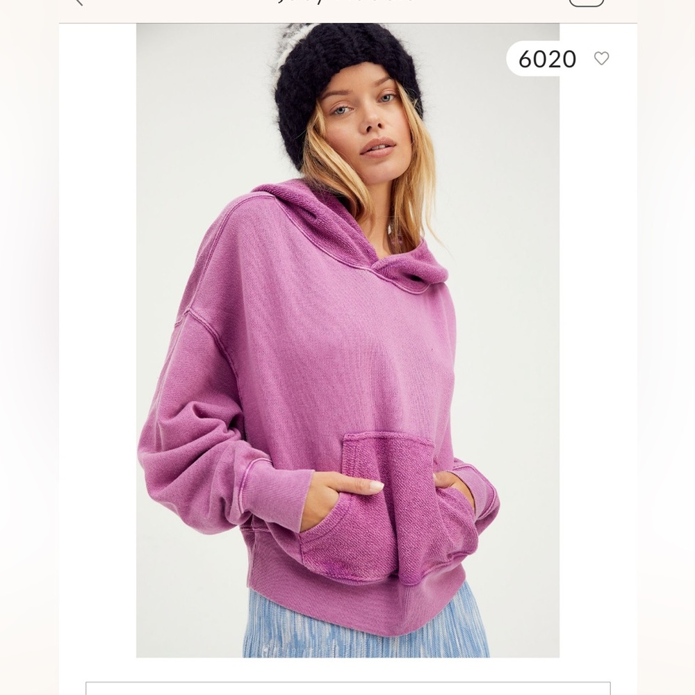 Free People Purple Hoodie